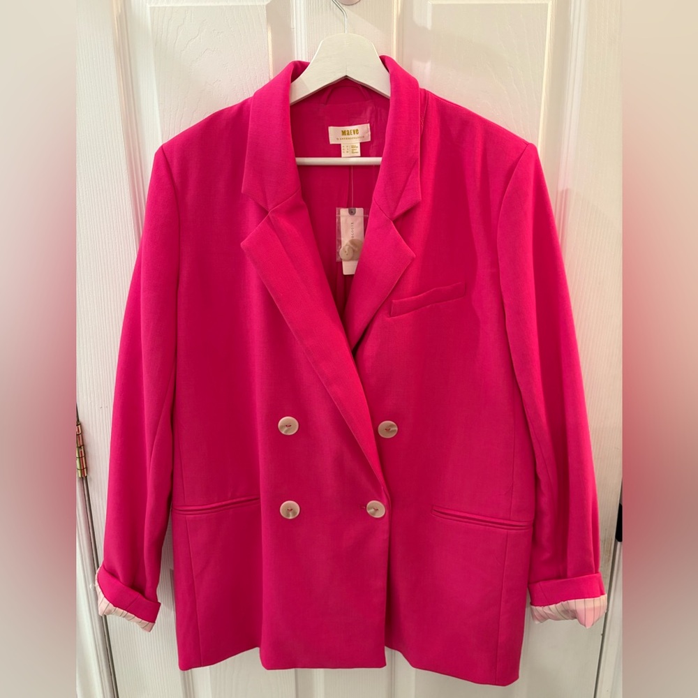 Anthropologie Women's Pink Blazer